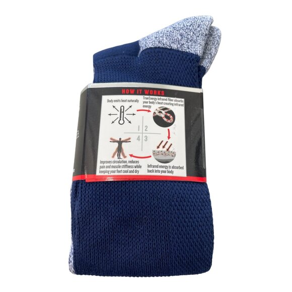 True Energy Infrared Technology Over The Calf Socks 2 Pair Size Small/Medium NEW - Picture 3 of 5